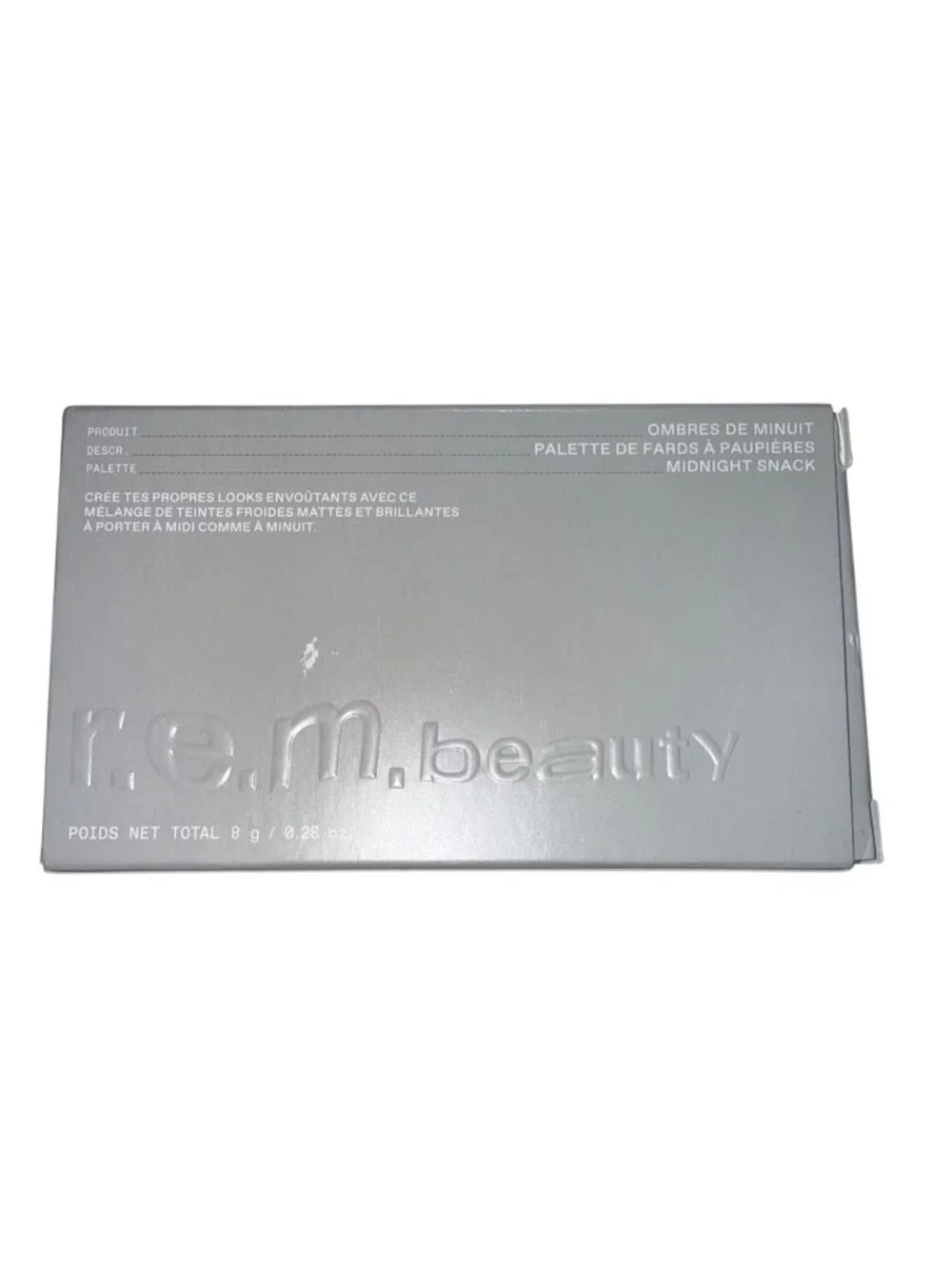R.E.M. Beauty Ombres De Minuit Eyeshadow Palette Midnight Snack 6 Shade New